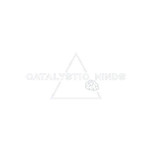 Catalystic Minds logo featuring a sleek, modern design symbolizing growth, mental clarity, and holistic wellness.